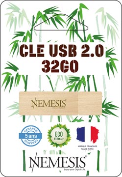 Nemesis usb bamboe 32gb