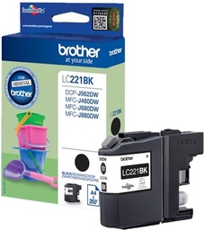 [BRO-LC221BK] Cartridge Brother Inkjet LC221 (BK (black))