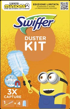 Swiffer Duster Trap & Lock kit + 4 stofdoekjes