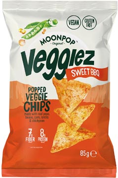 Chips Moonpop Veggiez Sweet BBQ 85g