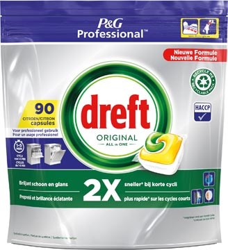 Vaatwastabletten Dreft Original Lemon (90)