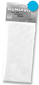 [TIM-90030F] Zijdepapier Folia 50 x 70 cm 20 g 26 stuks (blauw)