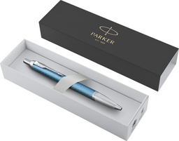 [TIM-2143645] Balpen Parker IM medium in giftbox (blauw/zilver)