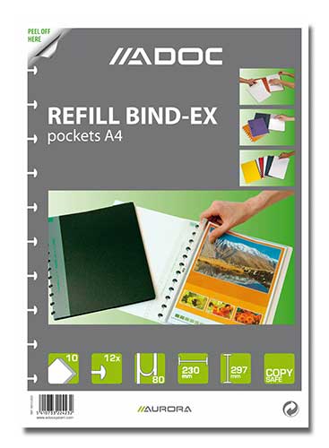 Vulling Adoc System Filing Bind-ex A4 80µ (10)