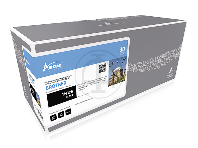 Toner Astar voor Brother TN-326BK