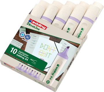 Markeerstift Edding Ecoline e-24 pastelviolet