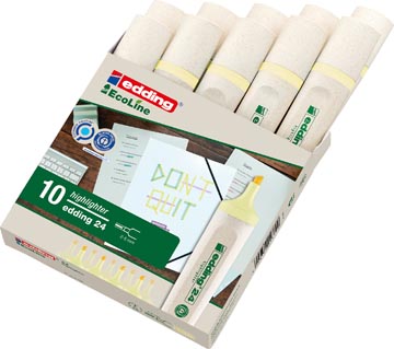 Markeerstift Edding Ecoline e-24 pastelgeel