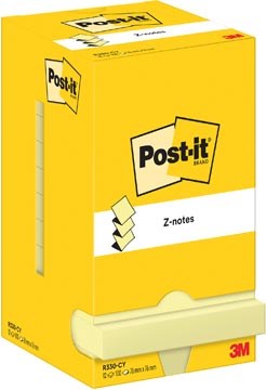 Z-Notes Post-It 76x76mm 100vel geel (12)