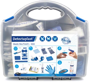 EHBO koffer Detectaplast Medic Box Food L inhoud tot 20 personen