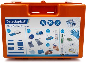 EHBO koffer Detectaplast Medic Box Food XL inhoud tot 30 personen