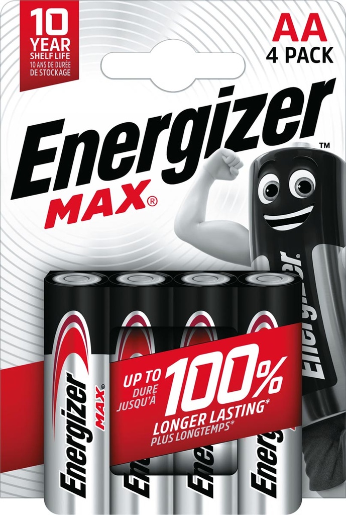 Batterij Energizer Max AA (4)