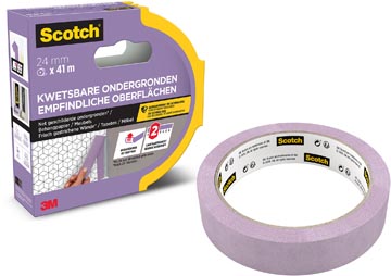 Afdekplakband Scotch 24mmx41m PEFC paars