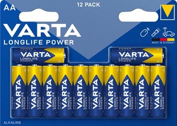 Batterij Varta Longlife Power AA (12)