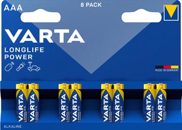 Batterij Varta Longlife Power AAA (8)