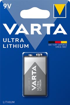 Batterij Varta Ultra Lithium 9V (1)