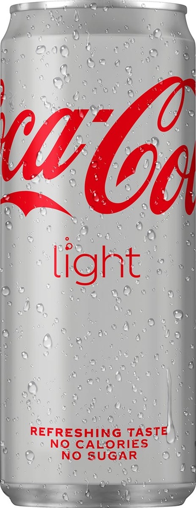 Frisdrank Coca-Cola Light sleek blik van 33cl (24)