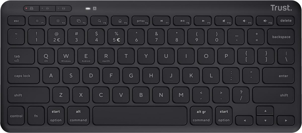 Toetsenbord draadloos Trust Lyra Eco azerty zwart