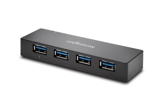 USB 3.0-hub en laadstation Kensington met 4 poorten