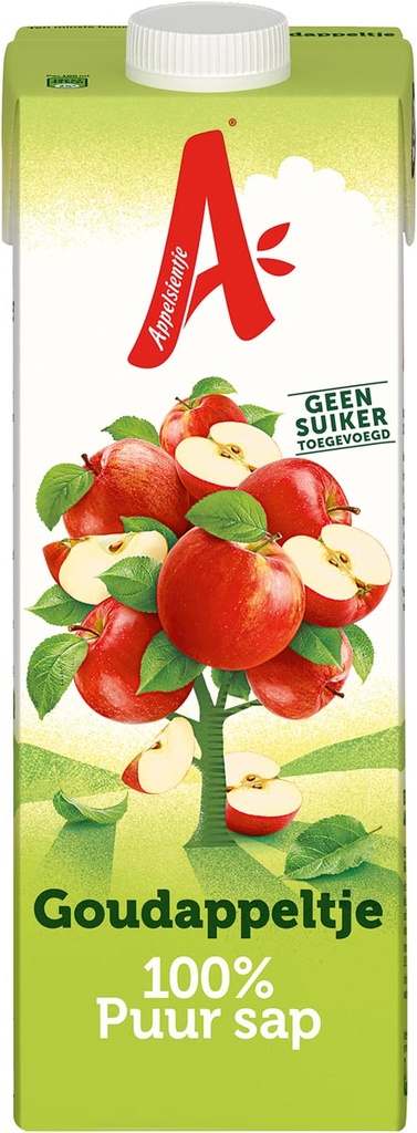 Appelsap Appelsientje Goudappeltje 1L (12)