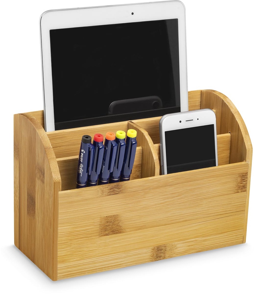 Desk organizer CEP bamboe staand 5 vakken