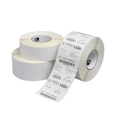 Etiket op rol Zebra Z-Ultimate 3000T glanzend wit polyester 76x25mm permanent (2580)