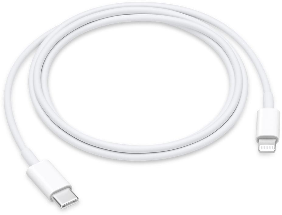 Kabel Apple Lightning (8-pin) naar USB-C lengte 1m wit