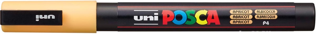 Paintmarker Uni-ball Posca ronde punt 1,5mm abrikoos