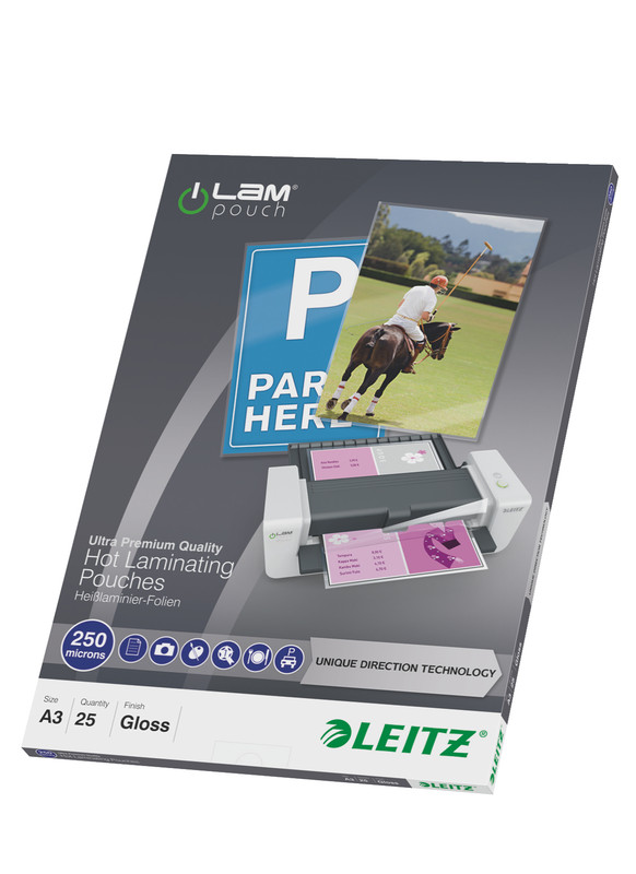 Lamineerhoes Leitz iLam UDT A3 250 micron glanzend (25)