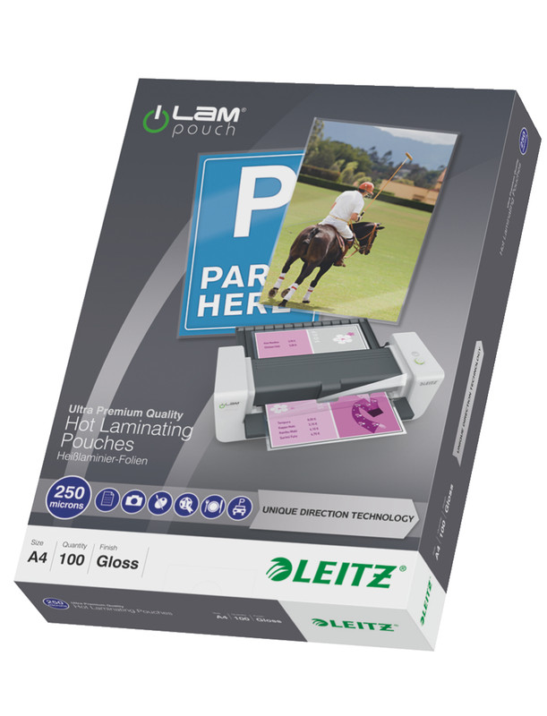 Lamineerhoes Leitz iLam UDT A4 250 micron glanzend (100)