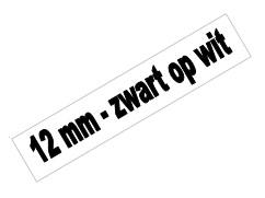 Tape Brother P-Touch TZE-231 12mm zwart op wit