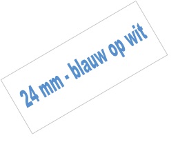 Tape Brother P-Touch TZE-253 24mm blauw op wit