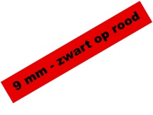 Tape Brother P-Touch TZE-421 9mm zwart op rood