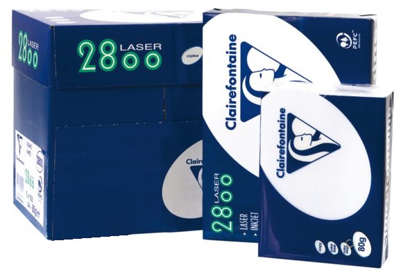 Clairefontaine laser 2800 DIN A4 80gr wit (500) - FSC Mix Credit