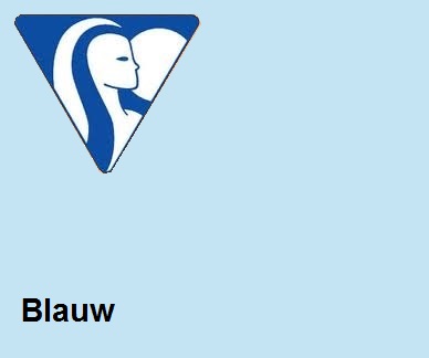 Clairefontaine DIN A4 160gr blauw (250) - FSC Mix credit