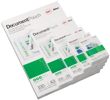 Lamineerhoes GBC Document 60x90mm 125 micron glanzend (100)