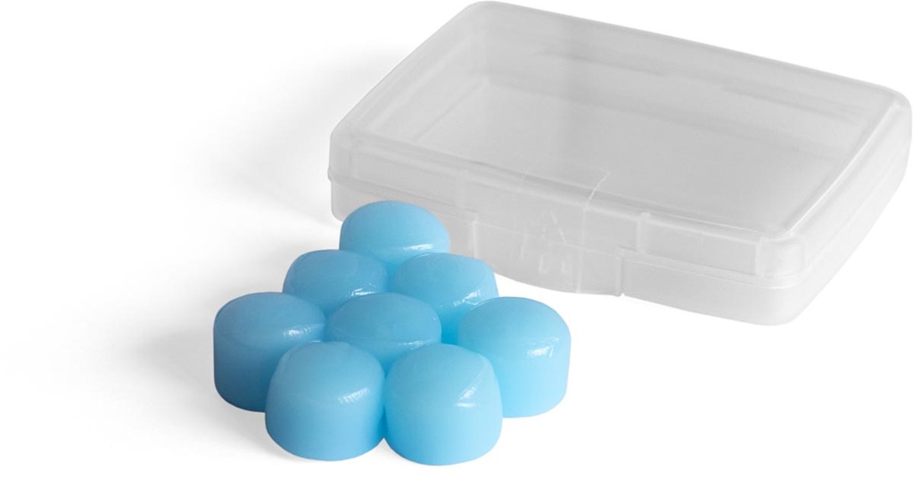 Oordoppen Stopz Silicone Aqua waterbestendig blauw (8)