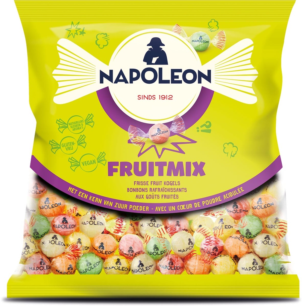 Snoepjes Napoleon fruitmix zak 1kg 