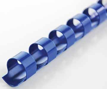 Bindrug GBC CombBind plastic 14mm blauw (100)