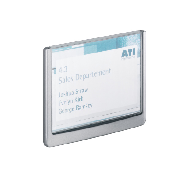 Deurnaamhouder Durable Click Sign A6 grafiet (D486137)