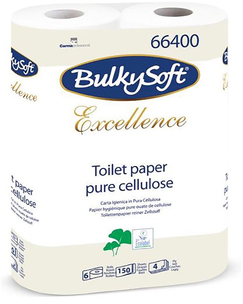 Toiletpapier Bulkysoft Excellence 4-laags 150vel (6)