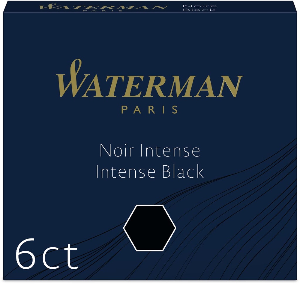 Inktpatronen Waterman zwart (6)