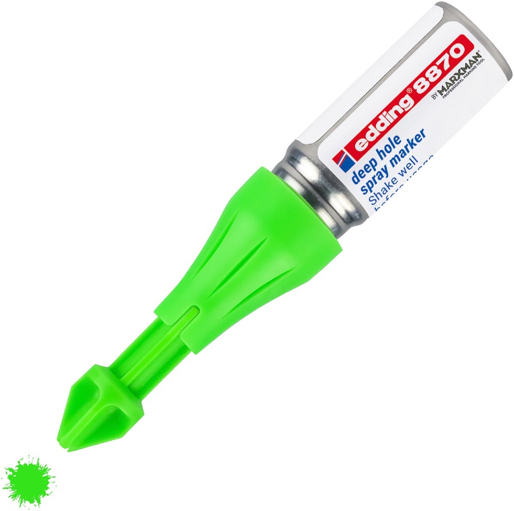 Krijtmarker voor diepe gaten e-8870 Edding neongroen