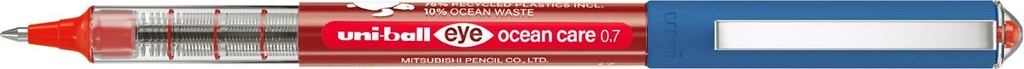 Roller Uni-ball Eye Ocean Care medium punt 0,7mm rood