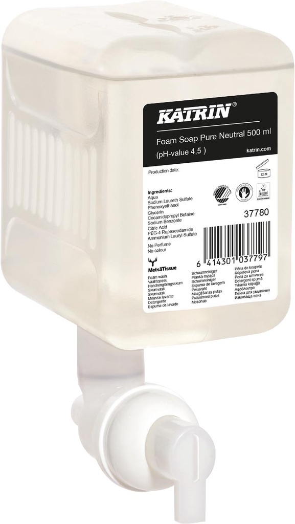 Schuimzeep Katrin Pure Neutral 37780 flacon van 500ml