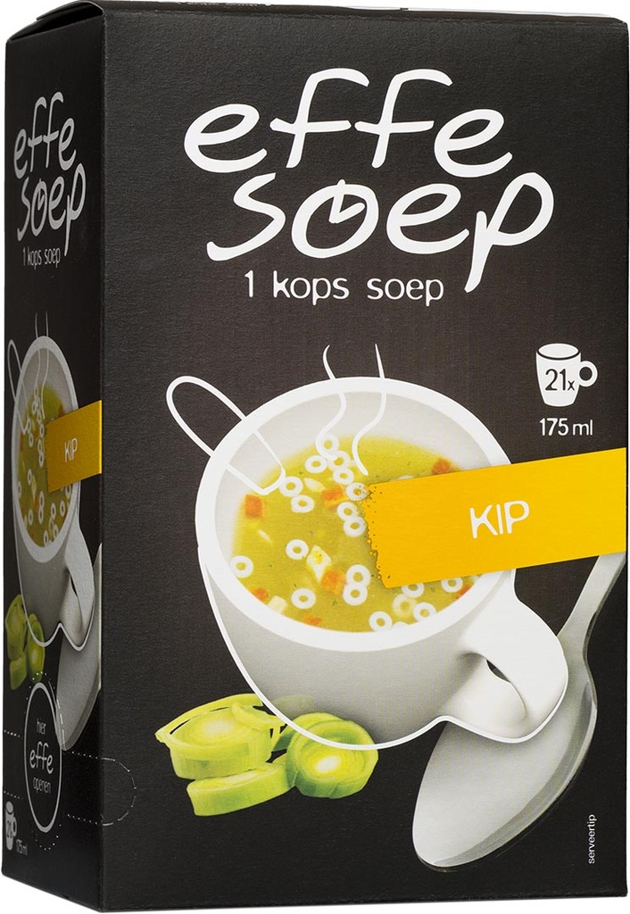 Soep Effe Soep 1-kops kip 175ml (21)