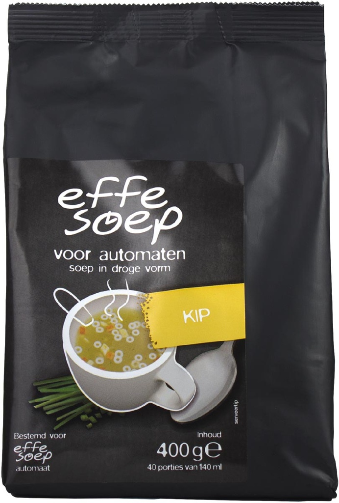 Soep Effe Soep vending kip 140ml zak (40)