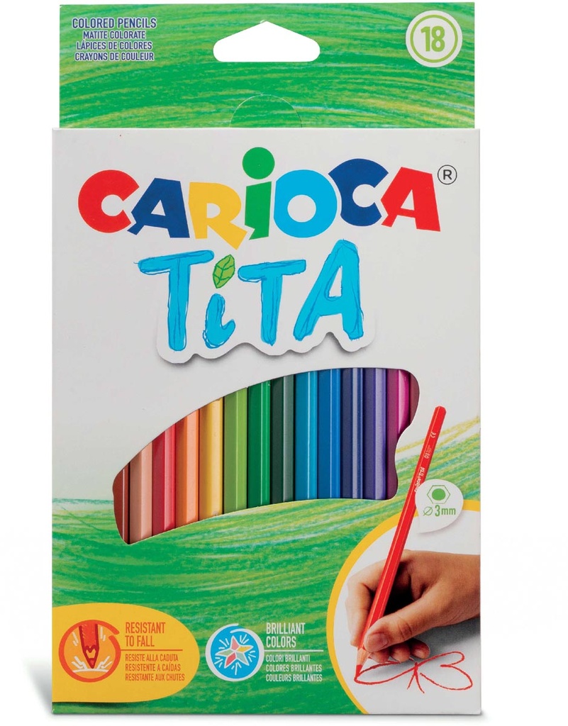 Kleurpotlood Carioca Tita assorti (18)