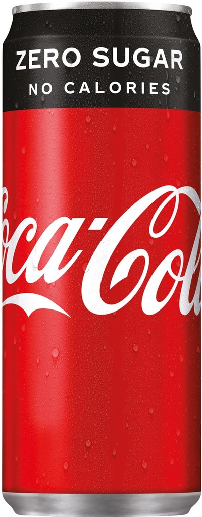 Frisdrank Coca-Cola Zero sleek blik 33cl (24)