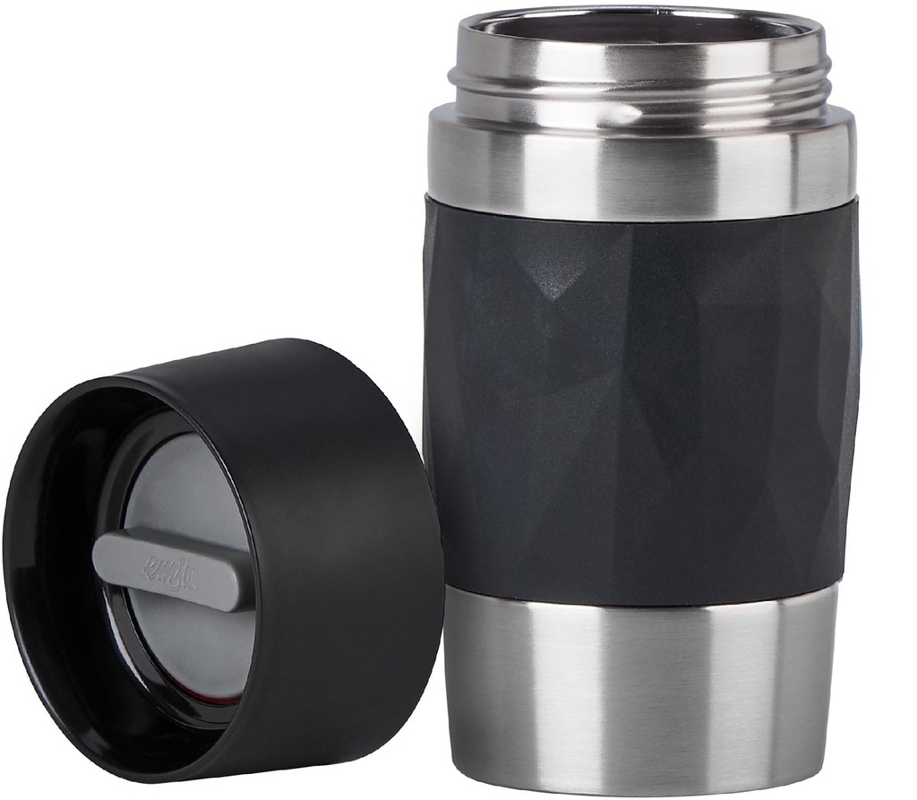 Thermosbeker Emsa Travel Mug Compact 0,3L zwart