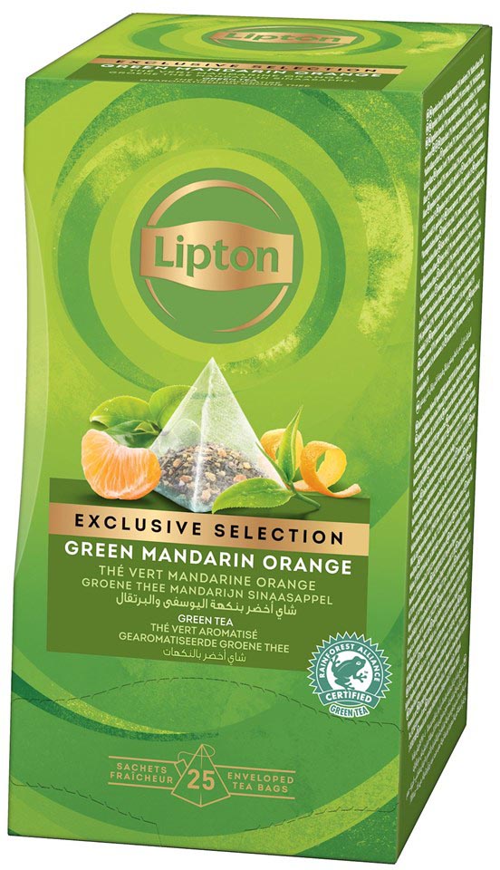 Thee Lipton Exclusive Selection groene thee mandarijn sinaasappel (25)